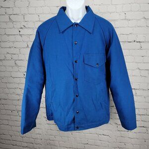 Workrite Blue Nomex III Flame Resistant 2 Layer Uniform Workwear Jacket USA 46